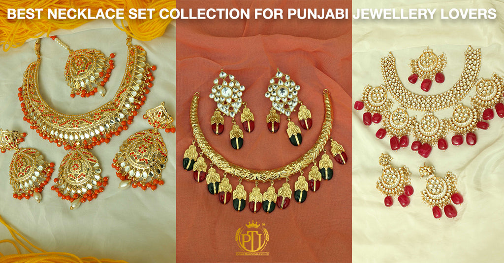 Best Necklace Set Collection for Punjabi Jewellery lovers