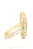 Gold Finished Bangles by PTJ