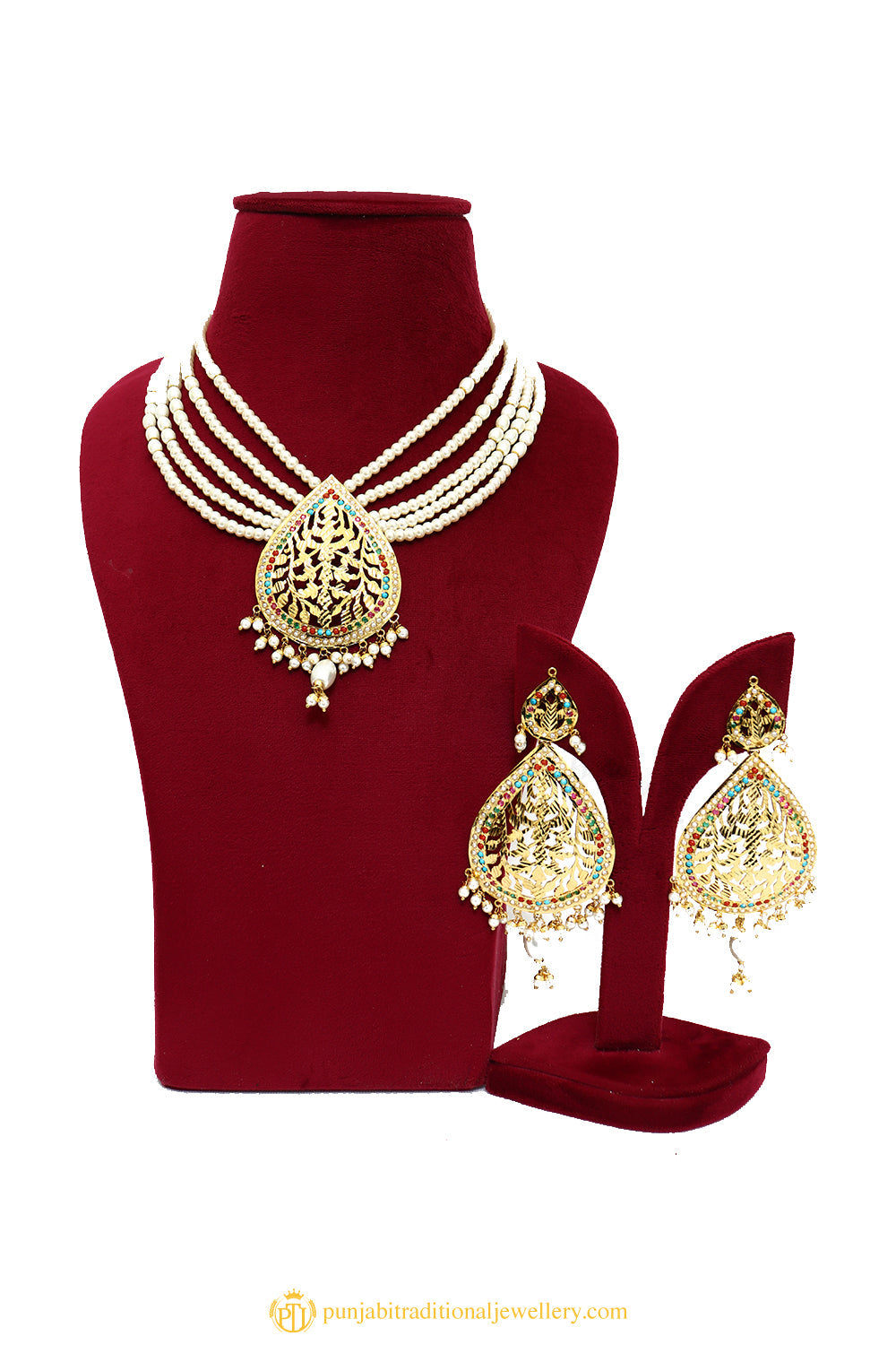 Necklace Set By Punjabi Traditional Jewellery