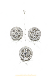 Silver Oxidised Studs & Tikka Set By PTJ
