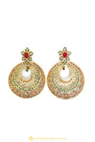 Gold Finished Earrings by PTJ