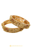 Gold Finished Bangles by PTJ