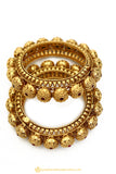 Gold Finished Bangles by PTJ