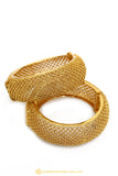 Gold Finished Bangles by PTJ