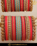 Gajri Multi Antique (For Both Hands) Bangles Set | Punjabi Traditional Jewellery Exclusive