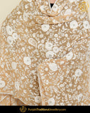 Beige & White Color Phulkari | Punjabi Traditional Jewellery Exclusive