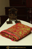 Red Color Pure Phulkari Dupatta By Punjabi Traditional Jewellery