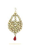 Gold Finished  Rubby Kundan Passa By PTJ Exclusive