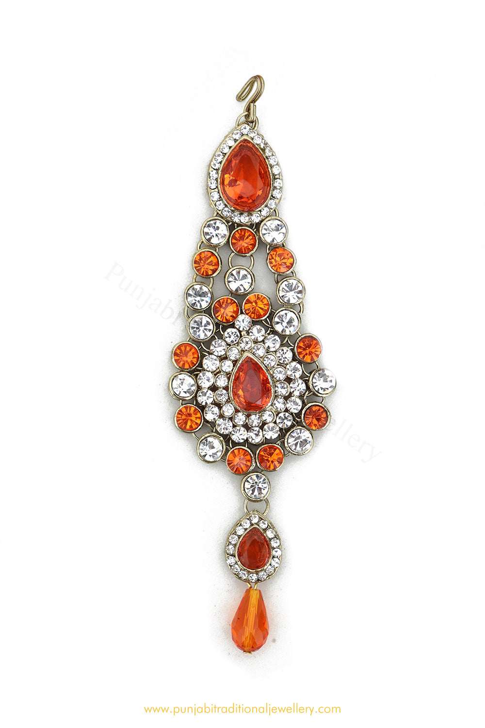 Antique Gold Orange Stone Passa By PTJ