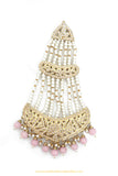 Gold Finished Pink Jadau Passa By PTJ Exclusive