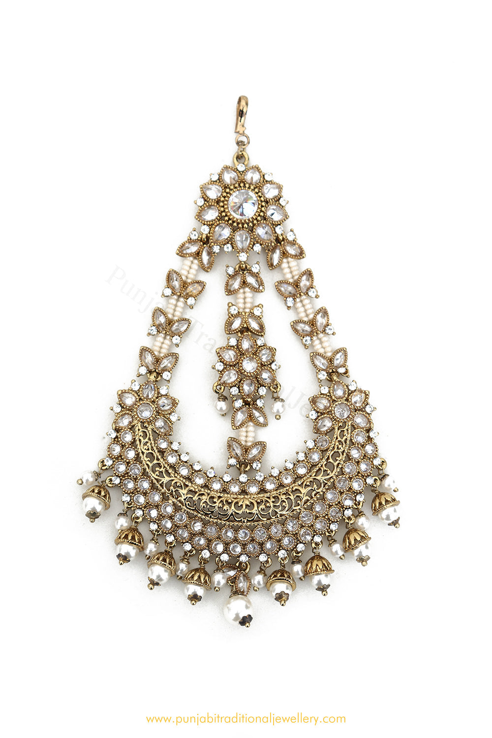 Antique Gold Pearl Champagne Stone Passa By PTJ
