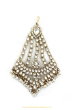 Gold Finished Kundan Pearl Passa By PTJ Exclusive