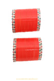 Orange Colour Traditional Bridal Chura By PTJ