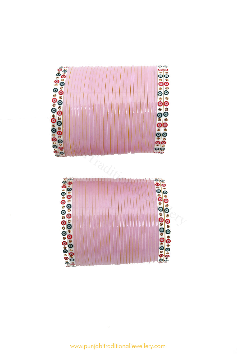 Lillac Colour Traditional Bridal Chura By PTJ