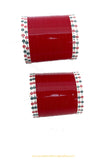 Deep Red Colour Traditional Bridal Chura By PTJ