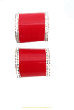 Red Dotted Bridal Chura By PTJ