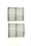 Off White Colour Dotted Bridal Chura By PTJ