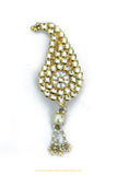 Gold Finished Pearl Kundan Kalgi | Punjabi Traditional Jewellery Exclusive