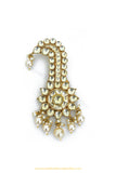 Gold Finished Pearl Kundan Kalgi | Punjabi Traditional Jewellery Exclusive