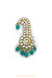 Gold Finished Emerald Kundan Kalgi | Punjabi Traditional Jewellery Exclusive