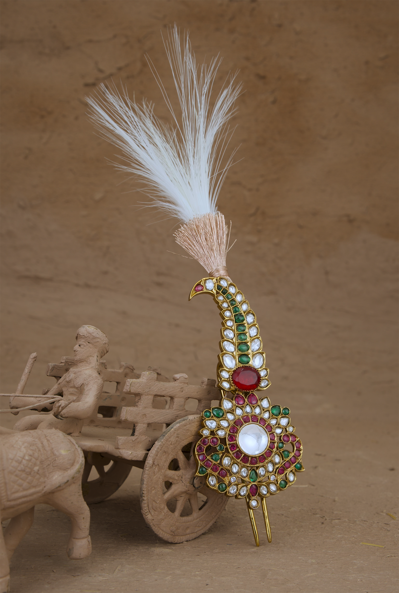 Gulzar Kalgi Handcrafted Gold Plated
