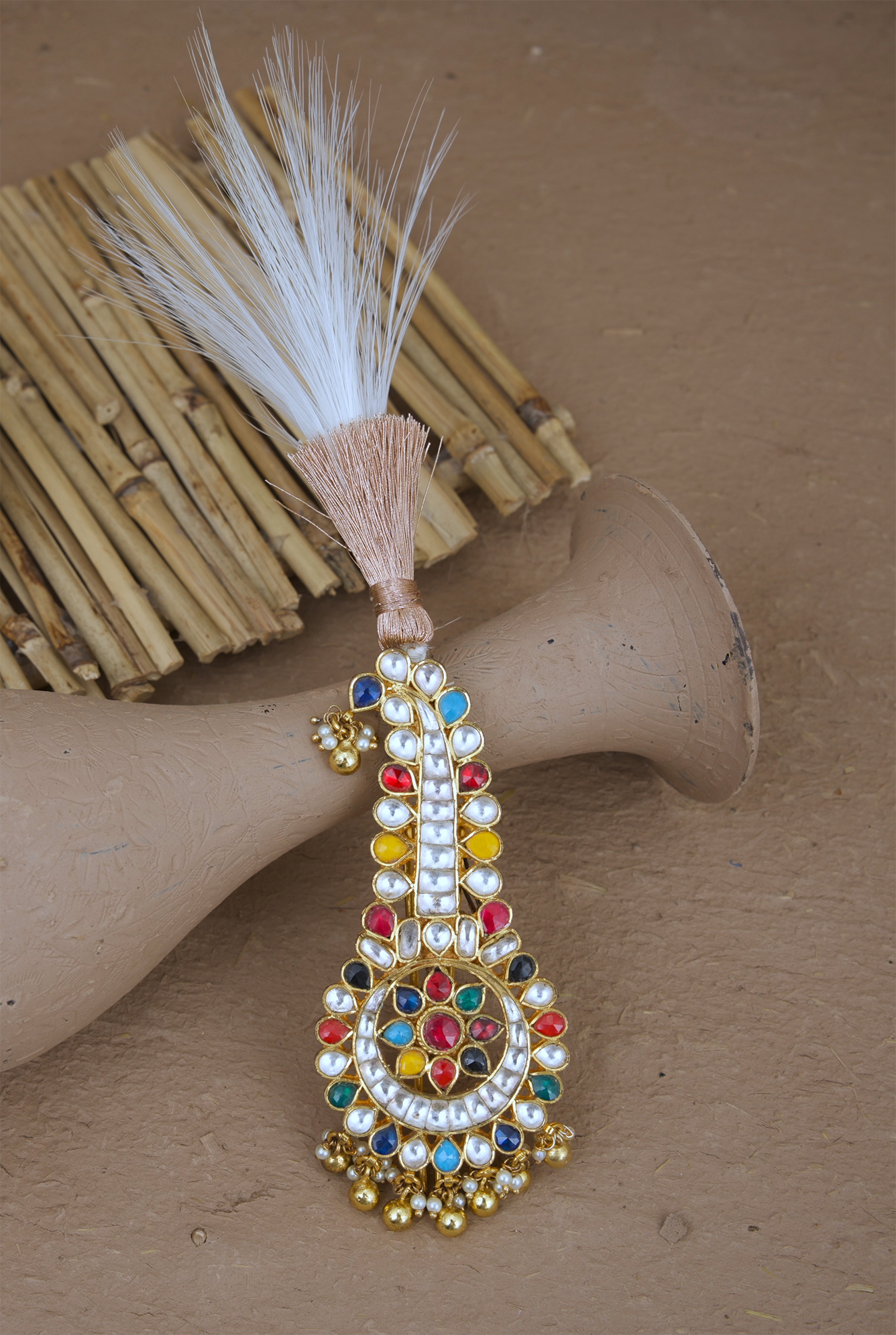 Swara Kalgi Handcrafted Gold Plated