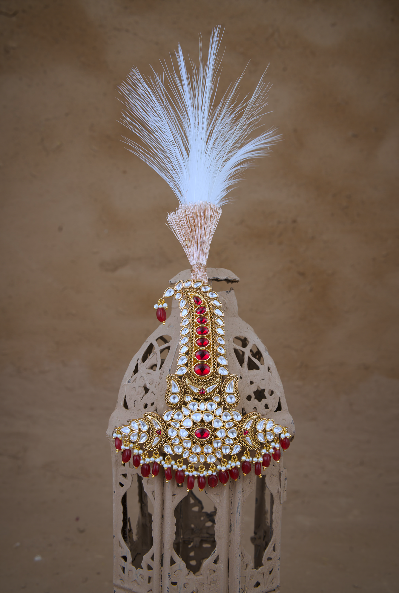 Sana Kalgi Handcrafted Gold Plated
