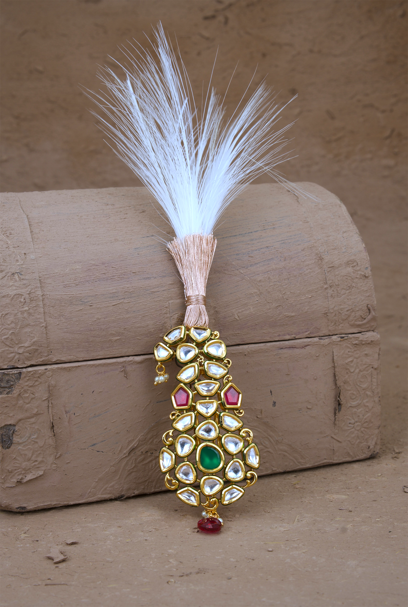 Babool Kalgi Handcrafted Gold Plated