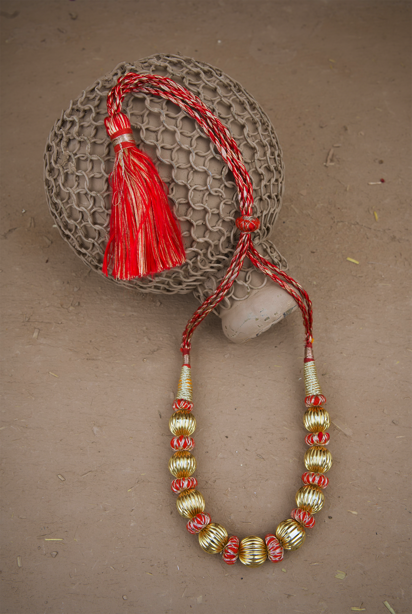 Zarina Kantha Handcrafted Gold Plated