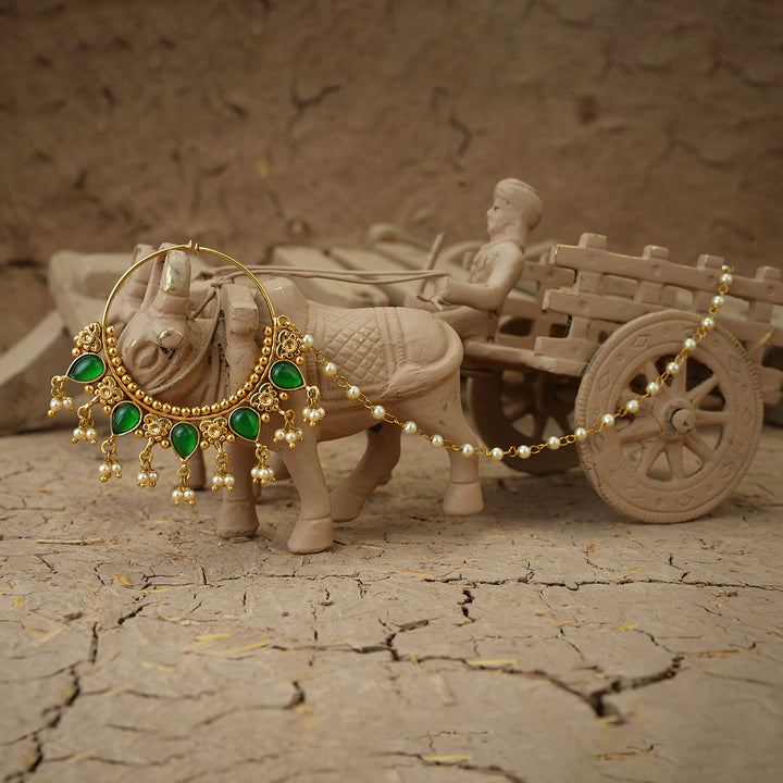 Bhavi Nuth Handcrafted Gold Plated