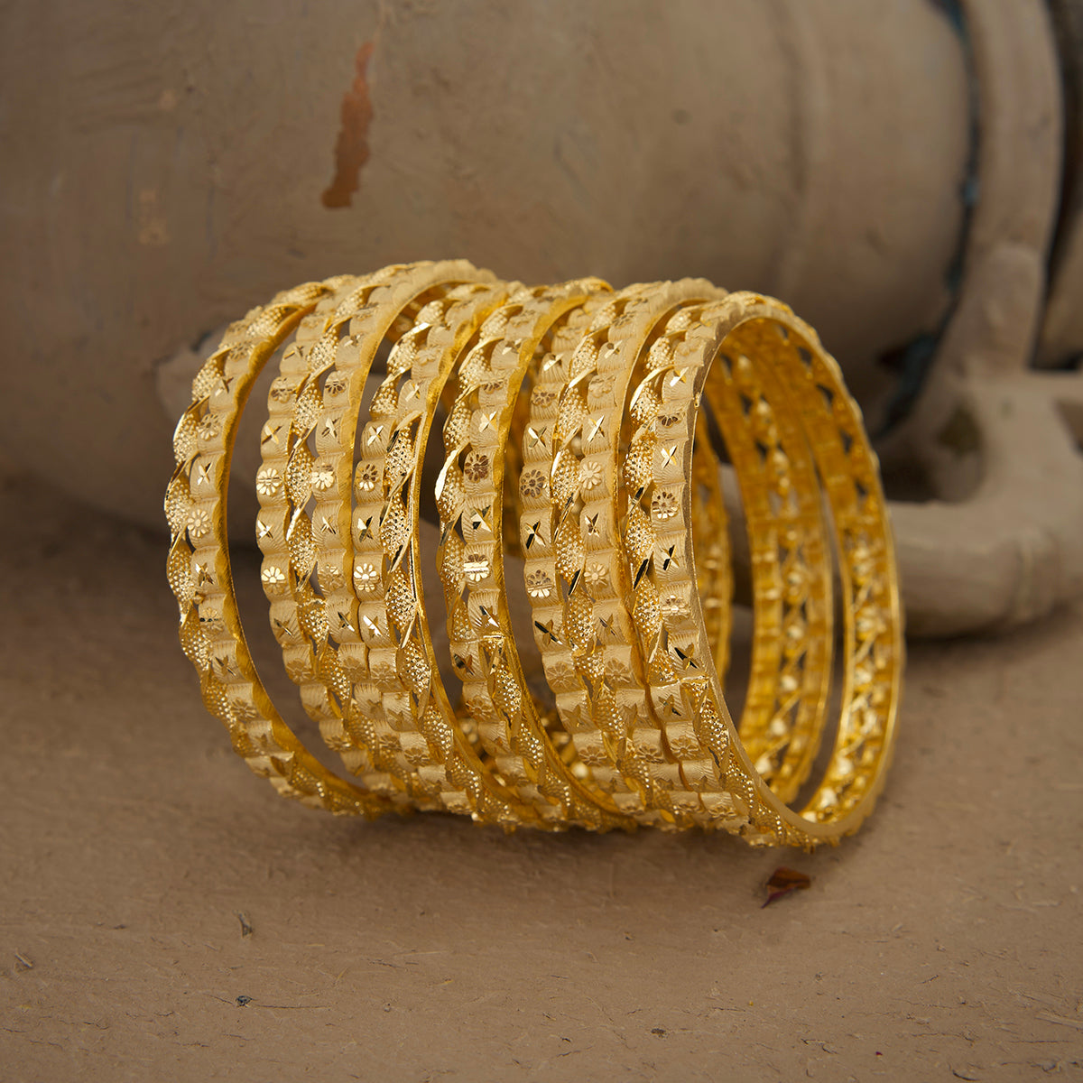 Ruchi Bangles Gold Plated