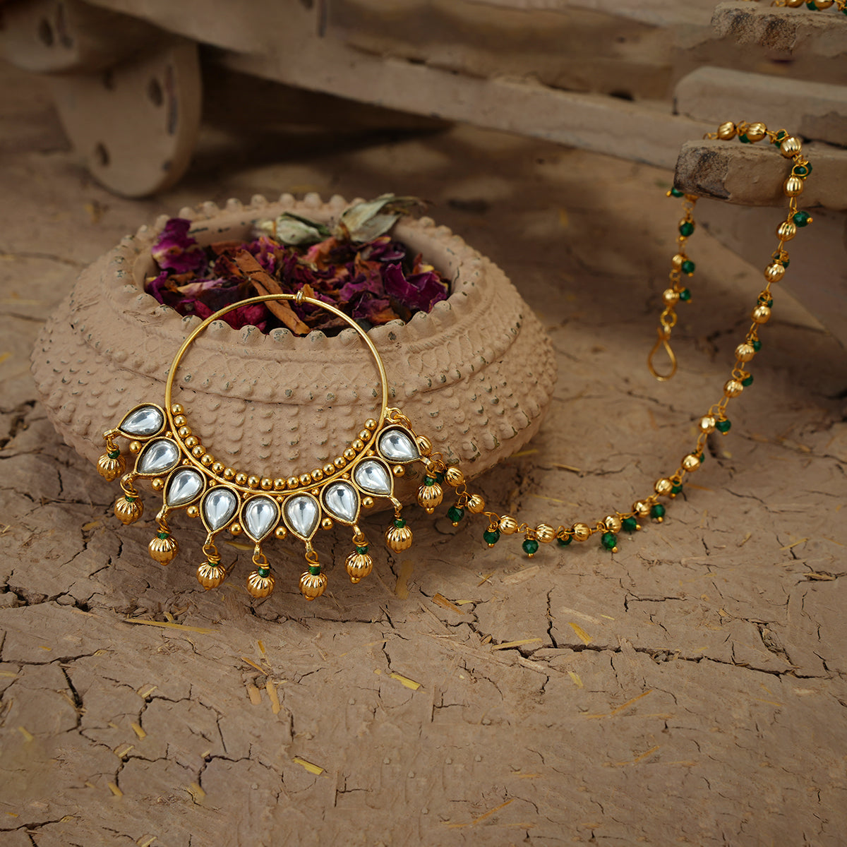 Tara  Nuth Handcrafted Gold Plated