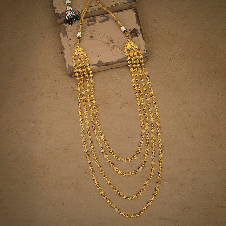 Siya Ranihaar Earrings Set Handcrafted Gold Plated