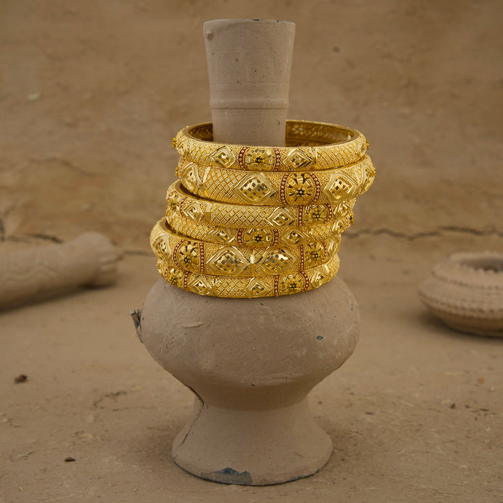 Haya Bangles Gold Plated