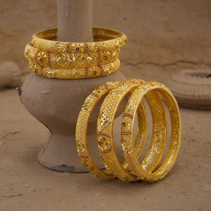 Haya Bangles Gold Plated