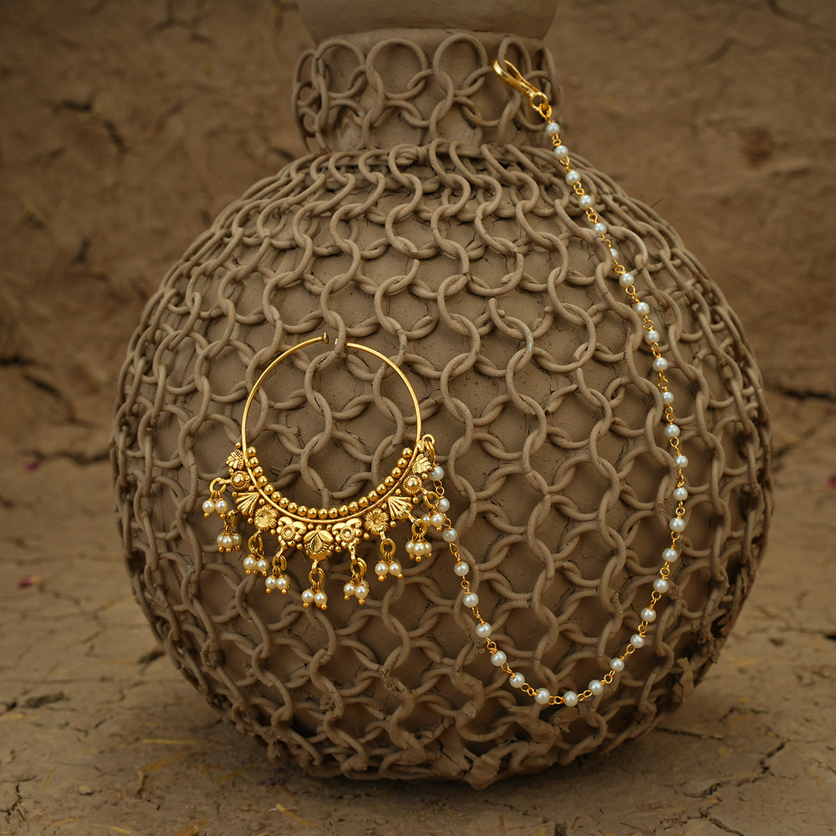 Maya Nuth Handcrafted Gold Plated