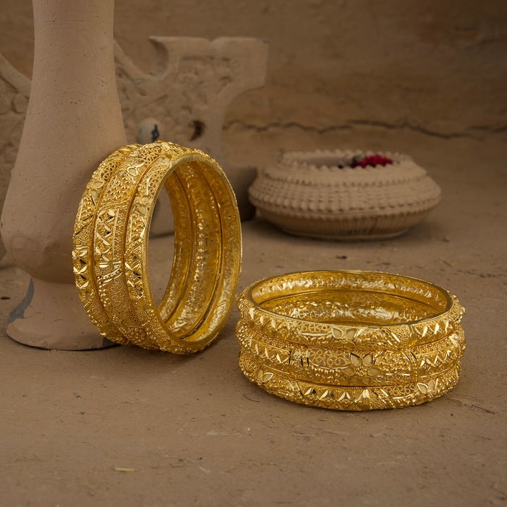 Komal Bangles Gold Plated