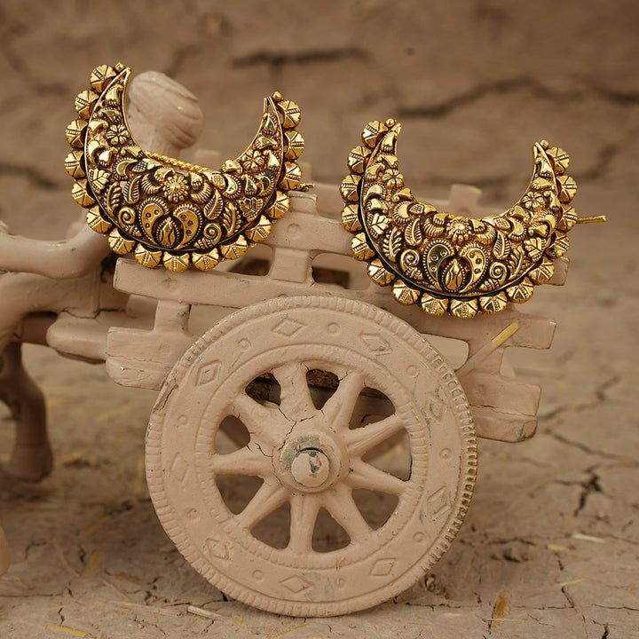 Veena  Clip handcrafted Gold Plated