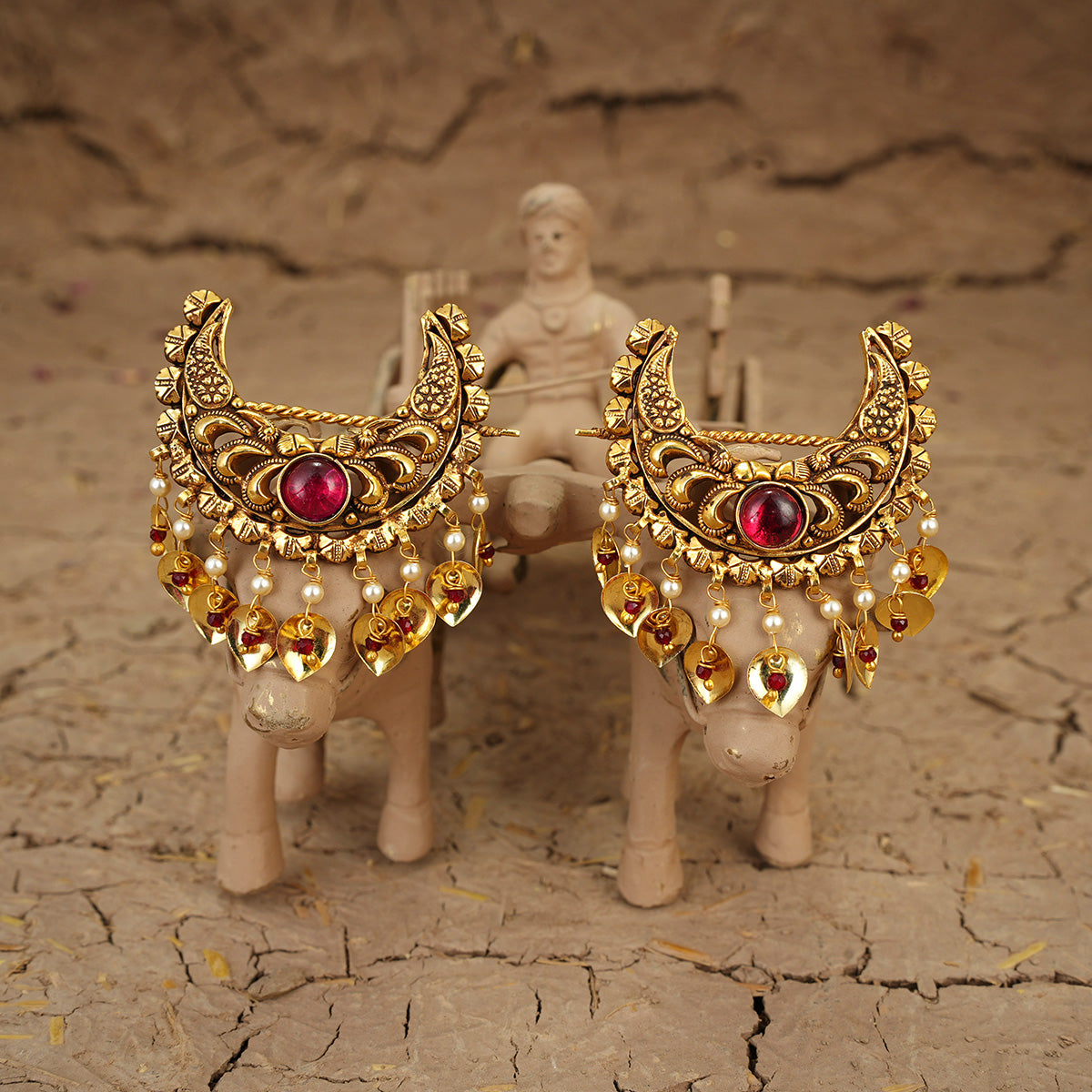 Maya Clip handcrafted Gold Plated