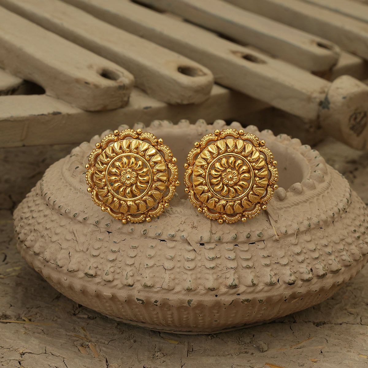 Triveni Tops Handcrafted Gold Plated