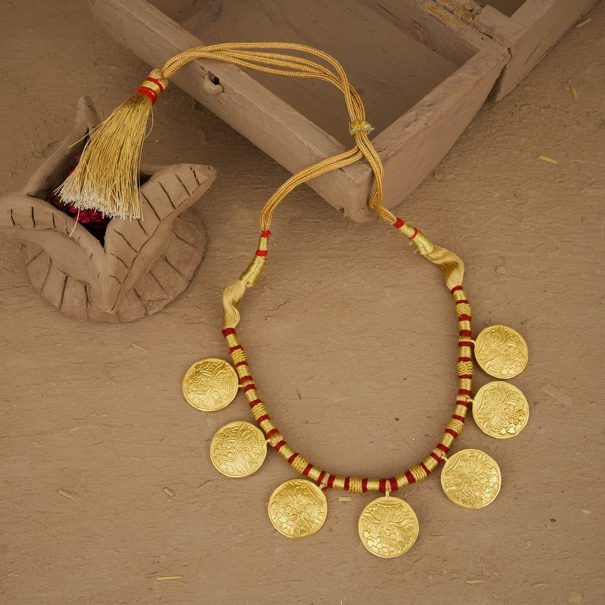 Inaya Mohra (Vintage Coins) Sing Tavit Handcrafted Gold Plated