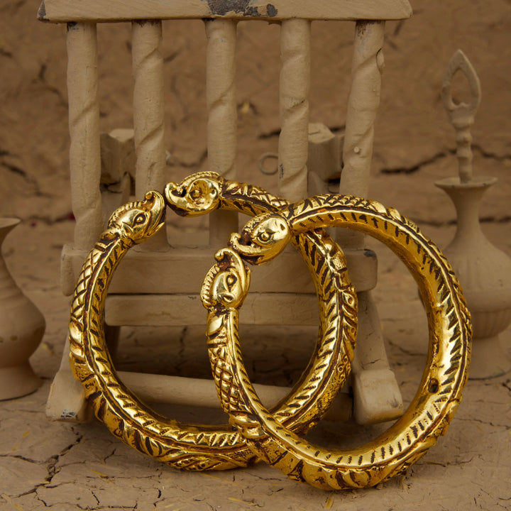 Trisha Bangles Gold Plated