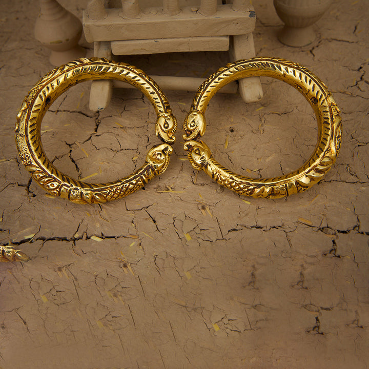 Trisha Bangles Gold Plated