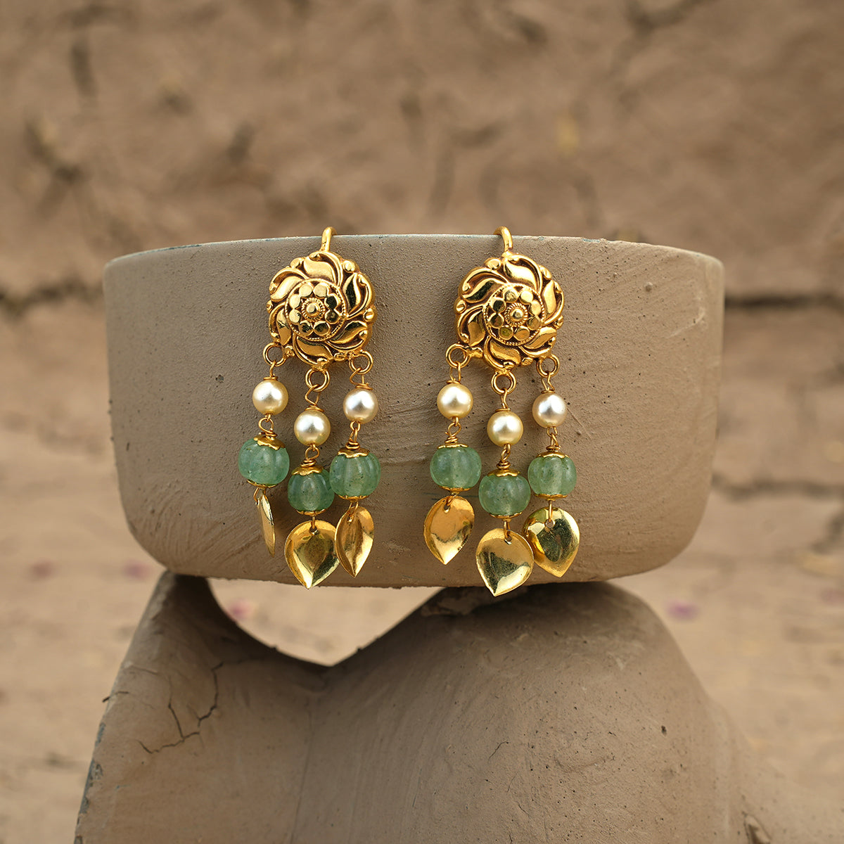 Rangat Tops Handcrafted Gold Plated
