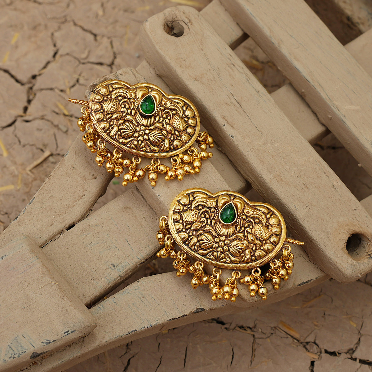 Zoya Clip handcrafted Gold Plated