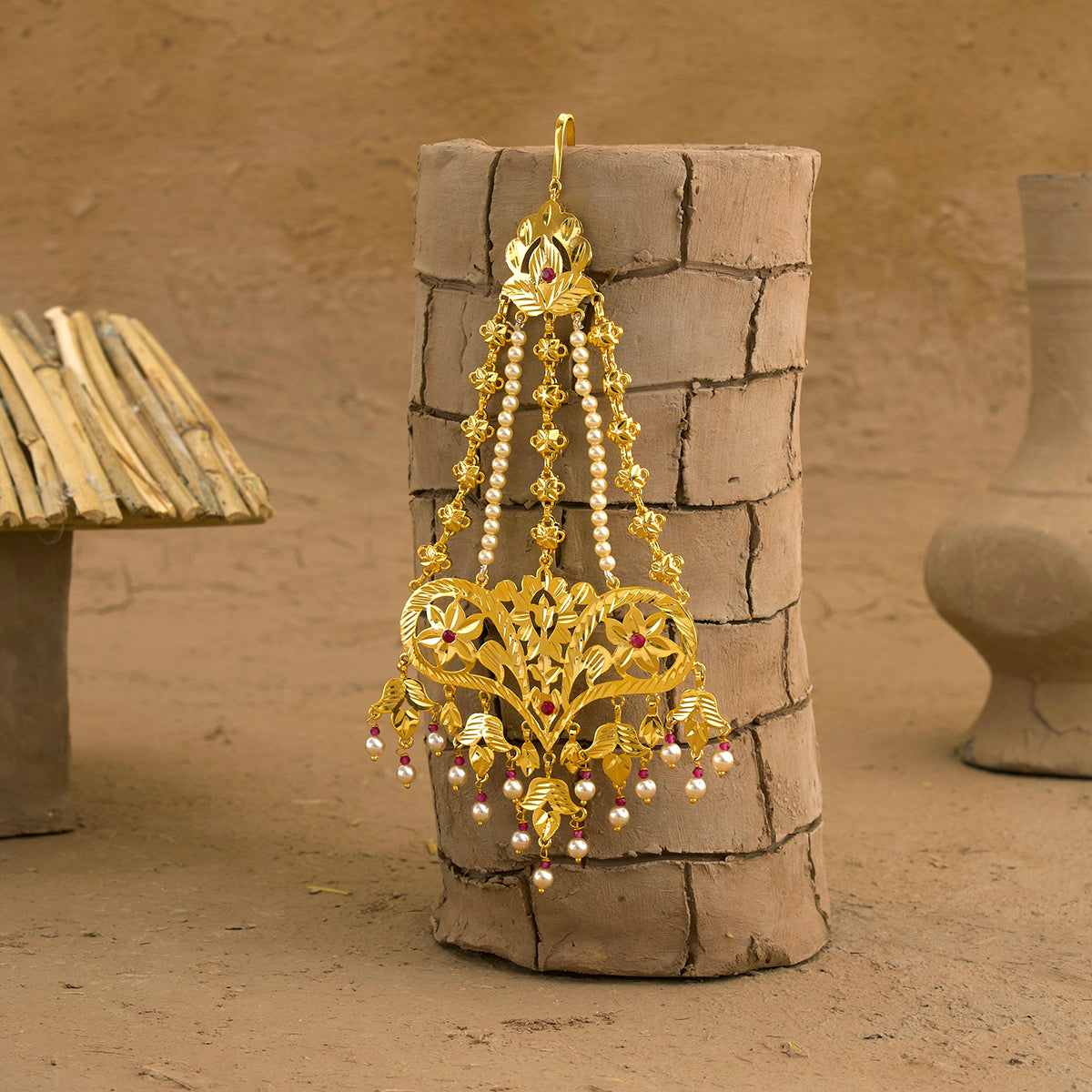 Teesha Passa Handcrafted Gold Plated
