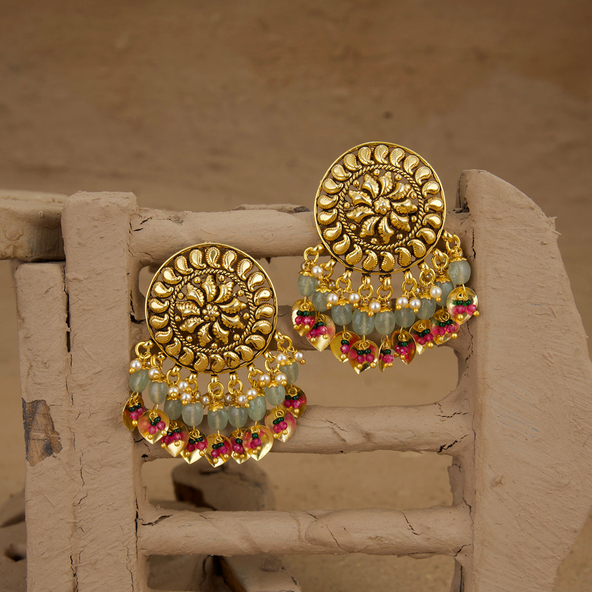 Vibha Tops Handcrafted Gold Plated