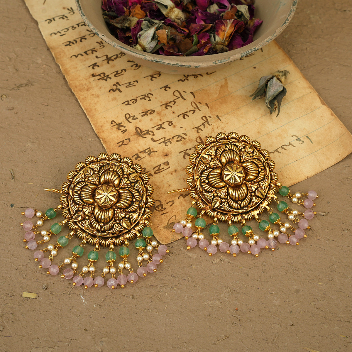 Bela Clip handcrafted Gold Plated