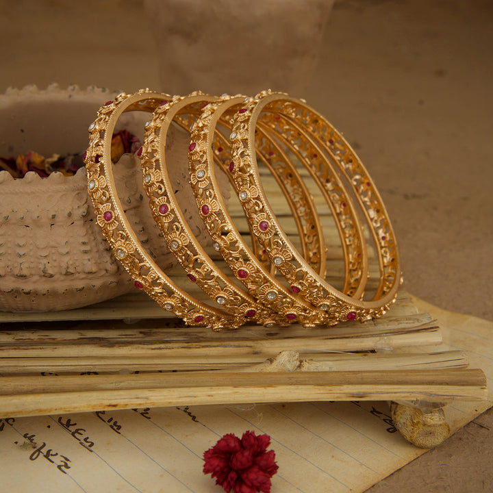 Parizad Bangles Gold Plated