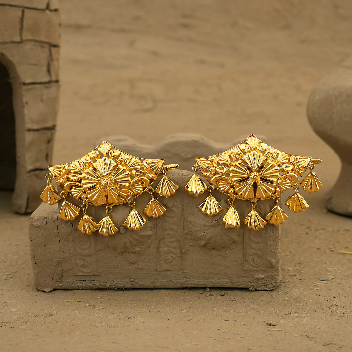 Babool Clip handcrafted Gold Plated